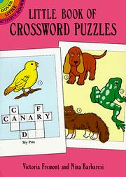 Cover of: Little Book of Crossword Puzzles (Dover Little Activity Books) by Victoria Fremont, Nina Barbaresi