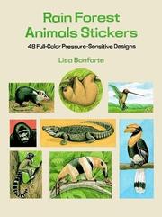 Cover of: Rain Forest Animals Stickers: 48 Full-Color Pressure-Sensitive Designs (Stickers)