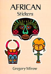 Cover of: African Stickers: 24 Full-Color Pressure-Sensitive Designs (Pocket-Size Sticker Collections)