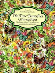 Cover of: Old-Time Butterflies Giftwrap Paper (Giftwrap--2 Sheets, 1 Designs)