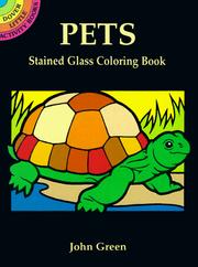 Cover of: Pets Stained Glass Coloring Book