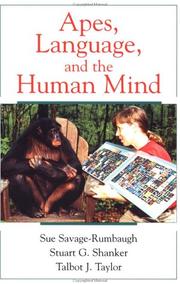 Cover of: Apes, Language, and the Human Mind | Sue Savage-Rumbaugh