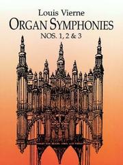 Cover of: Organ Symphonies Nos. 1, 2 & 3
