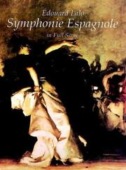 Symphonie Espagnole in Full Score by Edouard Lalo