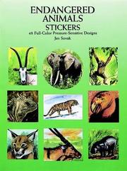 Cover of: Endangered Animals Stickers by Jan Sovak