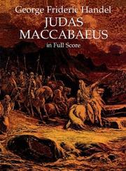 Cover of: Judas Maccabaeus in Full Score