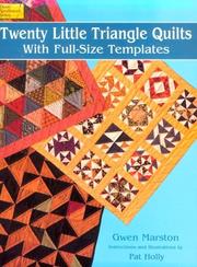 Cover of: Twenty little triangle quilts: with full-size templates