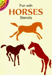 Cover of: Fun with Horses Stencils by Paul E. Kennedy
