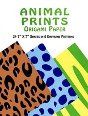 Cover of: Animal Prints Origami Paper (Origami) by Dover Publications, Inc.