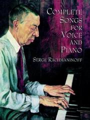 Cover of: Complete Songs for Voice and Piano