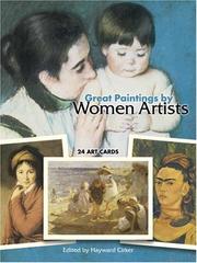 Cover of: Great Paintings by Women Artists by Hayward Cirker