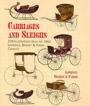 Cover of: Carriages and sleighs | Lawrence, Bradley & Pardee (Firm)