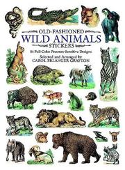 Cover of: Old-Fashioned Wild Animals Stickers: 84 Full-Color Pressure-Sensitive Designs (Stickers)