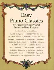 Easy piano classics by Ronald Herder