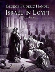 Cover of: Israel in Egypt in Full Score by George Frideric Handel