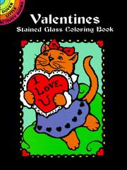 Cover of: Valentines Stained Glass Coloring Book by Marty Noble