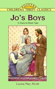 Cover of: Jo's boys by Louisa May Alcott