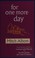 Cover of: For One More Day