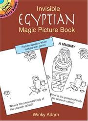 Cover of: Invisible Egyptian Magic Picture Book (Dover Little Activity Books)