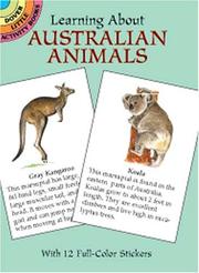 Cover of: Learning About Australian Animals (Learning About Series)