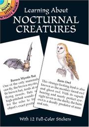 Cover of: Learning About Nocturnal Creatures by Sy Barlowe