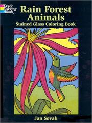 Cover of: Rain Forest Animals Stained Glass Coloring Book