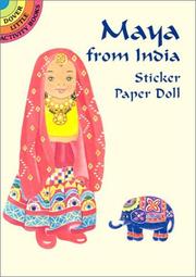 Cover of: Maya from India Sticker Paper Doll