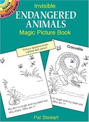 Cover of: Invisible Endangered Animals Magic Picture Book
