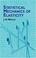 Cover of: Statistical mechanics of elasticity