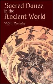 Cover of: Sacred dance in the ancient world