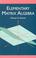 Cover of: Elementary matrix algebra