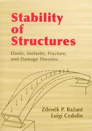 Cover of: Stability of structures by Z. P. Bažant
