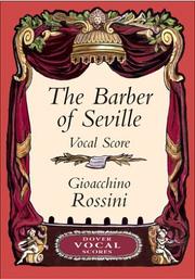 Cover of: The Barber of Seville Vocal Score by Gioacchino Rossini