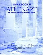 Cover of: Athenaze by Gilbert Lawall, James F. Johnson, Cynthia King