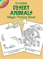 Cover of: Invisible Desert Animals Magic Picture Book