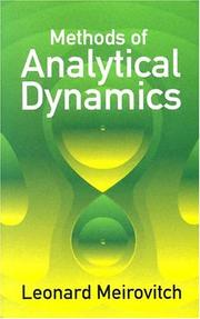 Cover of: Methods of analytical dynamics