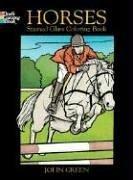 Cover of: Horses Stained Glass Coloring Book (Dover Pictorial Archives)
