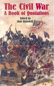 Cover of: The Civil War: a book of quotations