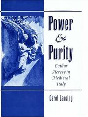 Cover of: Power & Purity by Carol Lansing