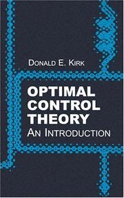 Optimal Control Theory by Donald E. Kirk