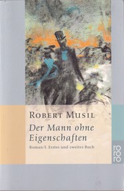 Cover of: Der Mann ohne Eigenschaften 1/2: Erstes und zweites Buch: Roman