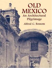 Cover of: Old Mexico: an architectural pilgrimage