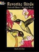 Cover of: Favorite Birds Stained Glass Coloring Book by Ruth Soffer