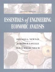 Cover of: Essentials of engineering economic analysis