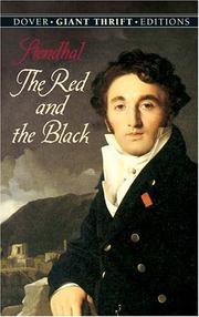 Cover of: The Red and the Black (Thrift Edition) by Stendhal