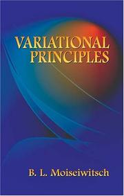 Variational principles by B. L. Moiseiwitsch