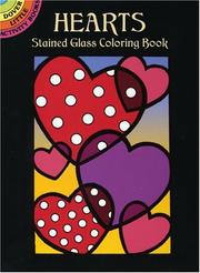 Cover of: Hearts Stained Glass Coloring Book