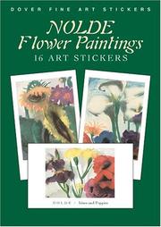 Cover of: Nolde Flower Paintings: 16 Art Stickers (Dover Fine Art Stickers)