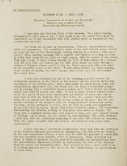 Cover of: Statement by Mr. Merle J. Davis
