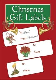 Cover of: Christmas Gift Labels